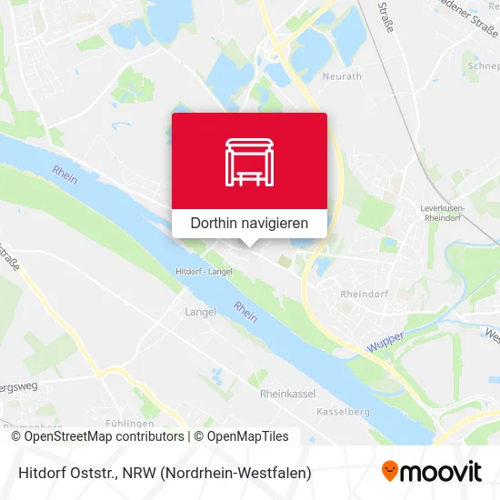 Hitdorf Oststr. Karte