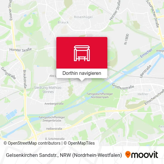 Gelsenkirchen Sandstr. Karte