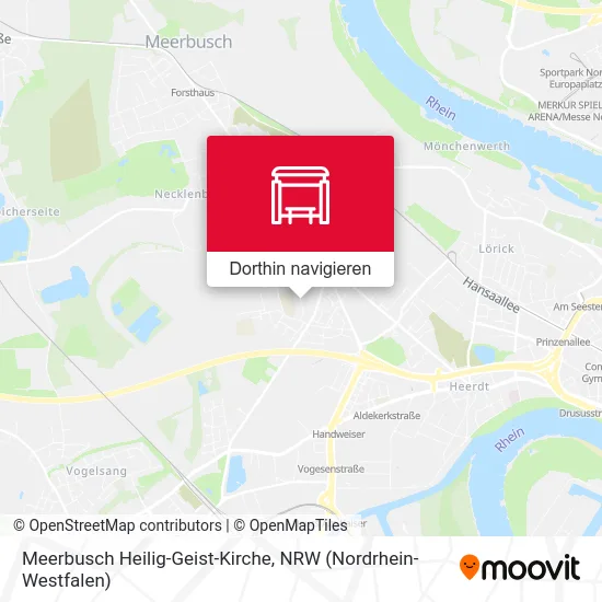 Meerbusch Heilig-Geist-Kirche Karte