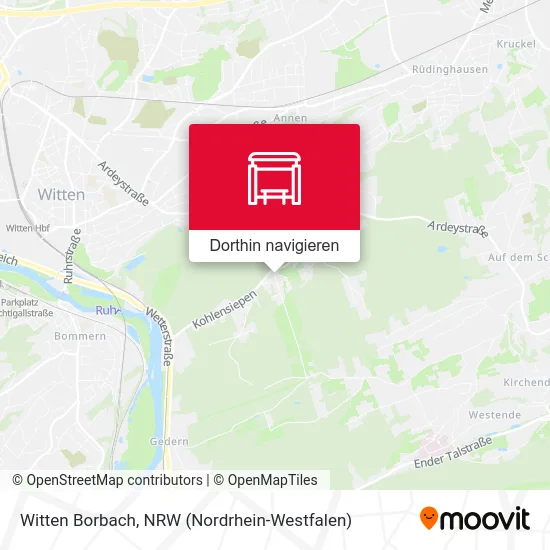 Witten Borbach Karte