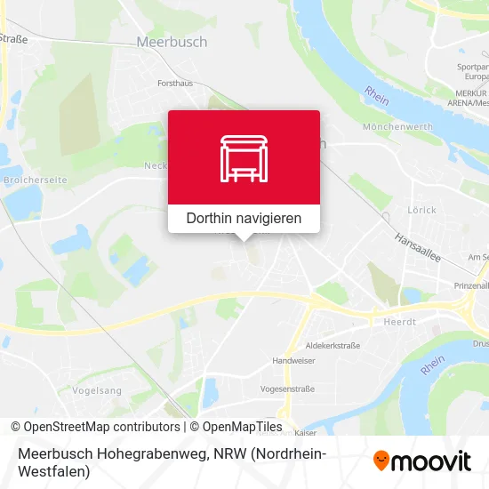 Meerbusch Hohegrabenweg Karte