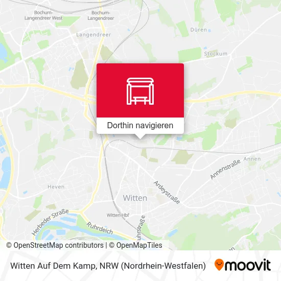 Witten Auf Dem Kamp Karte