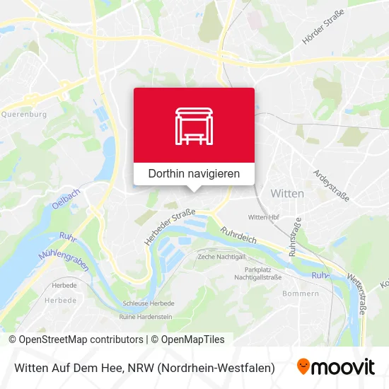 Witten Auf Dem Hee Karte