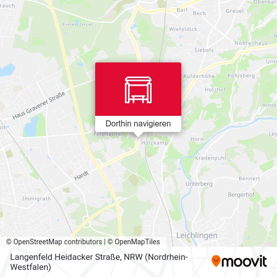 Langenfeld Heidacker Straße Karte