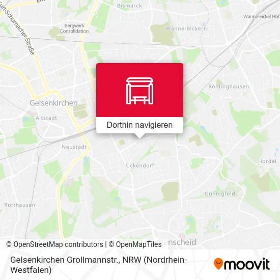 Gelsenkirchen Grollmannstr. Karte