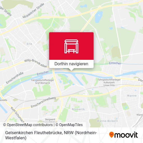 Gelsenkirchen Fleuthebrücke Karte