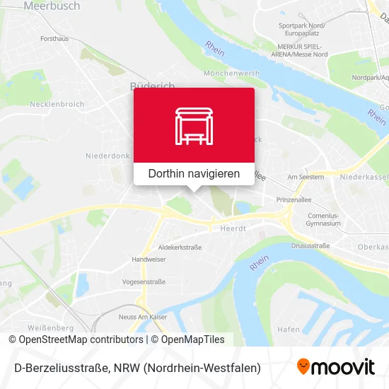 D-Berzeliusstraße Karte