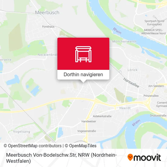 Meerbusch Von-Bodelschw.Str Karte