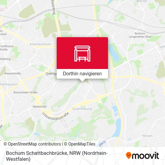 Bochum Schattbachbrücke Karte