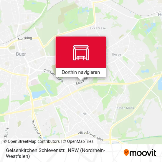 Gelsenkirchen Schievenstr. Karte