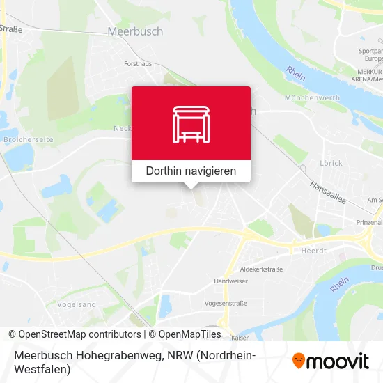 Meerbusch Hohegrabenweg Karte