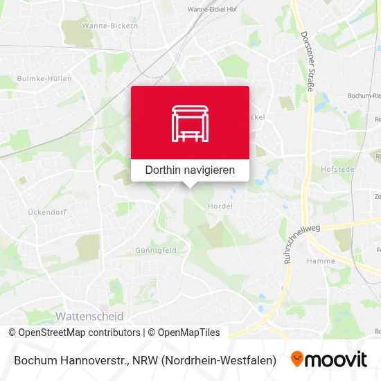 Bochum Hannoverstr. Karte