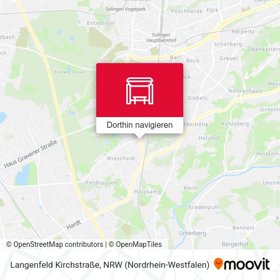 Langenfeld Kirchstraße Karte