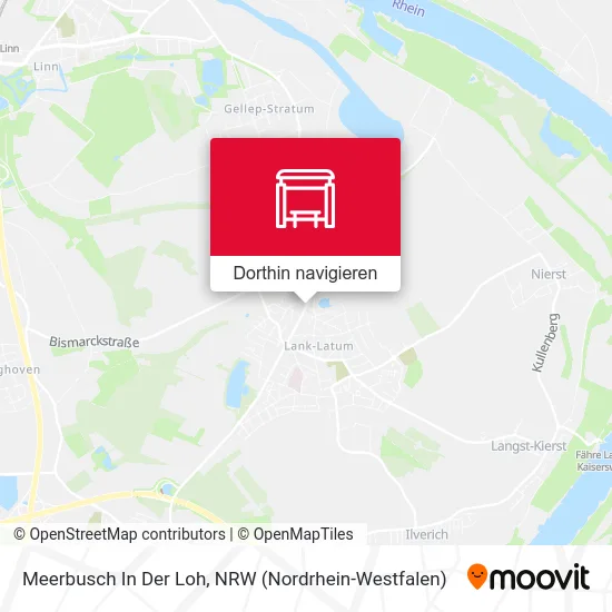 Meerbusch In Der Loh Karte