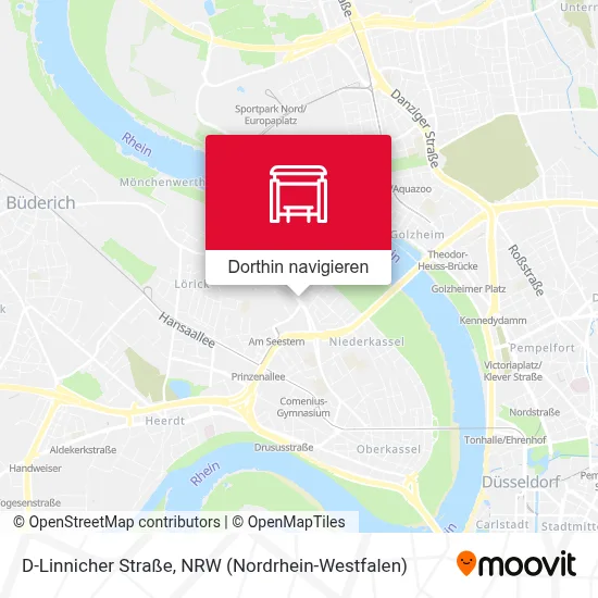 D-Linnicher Straße Karte