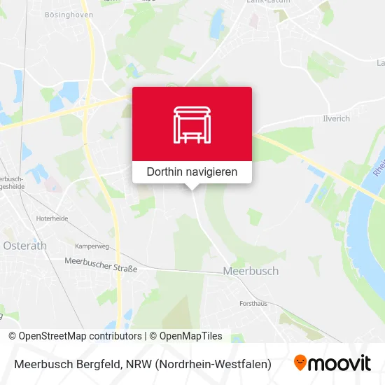 Meerbusch Bergfeld Karte