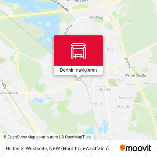 Hilden S, Westseite Karte