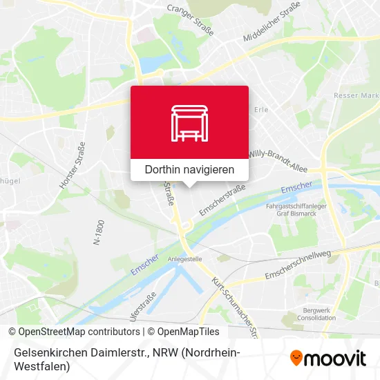 Gelsenkirchen Daimlerstr. Karte