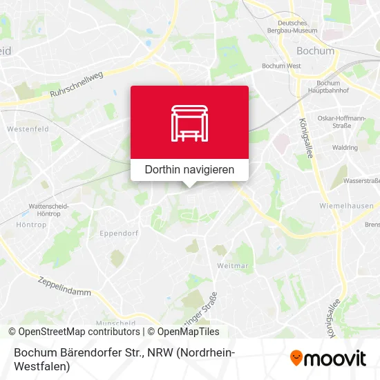 Bochum Bärendorfer Str. Karte