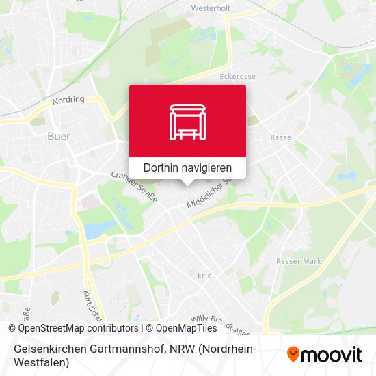 Gelsenkirchen Gartmannshof Karte