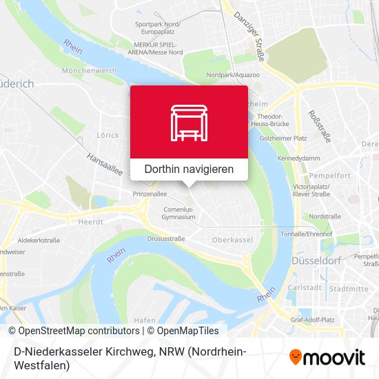 D-Niederkasseler Kirchweg Karte