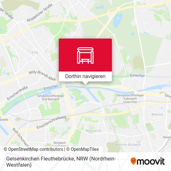 Gelsenkirchen Fleuthebrücke Karte