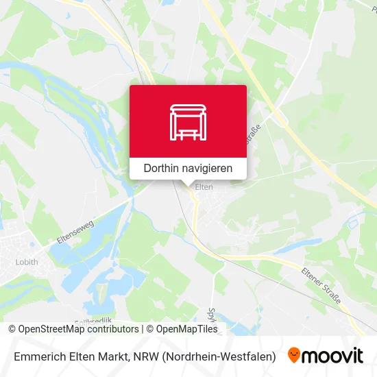 Emmerich Elten Markt Karte