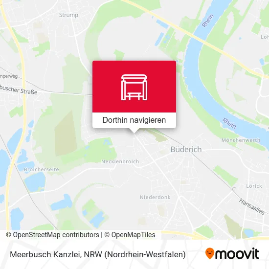 Meerbusch Kanzlei Karte