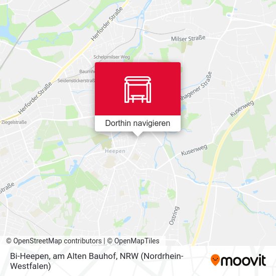 Bi-Heepen, am Alten Bauhof Karte