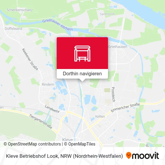 Kleve Betriebshof Look Karte