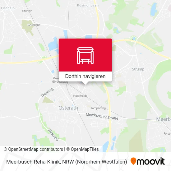 Meerbusch Reha-Klinik Karte
