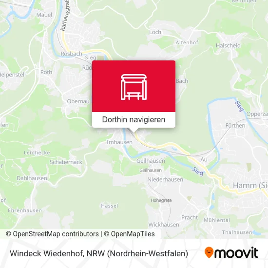 Windeck Wiedenhof Karte