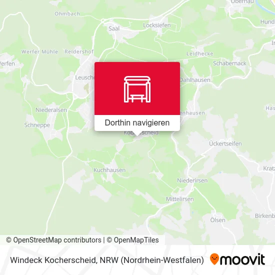 Windeck Kocherscheid Karte