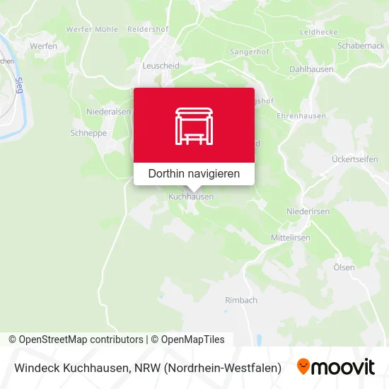 Windeck Kuchhausen Karte