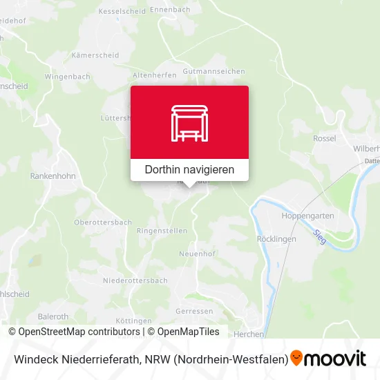 Windeck Niederrieferath Karte