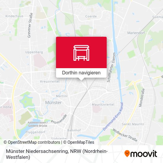 Münster Niedersachsenring Karte