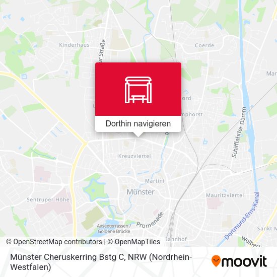 Münster Cheruskerring Bstg C Karte