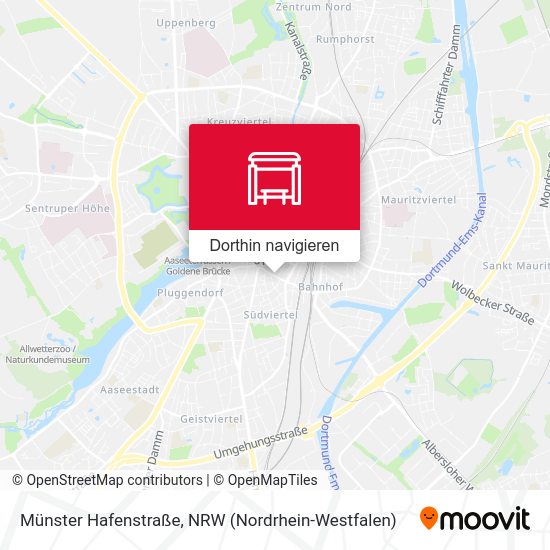 Münster Hafenstraße Karte