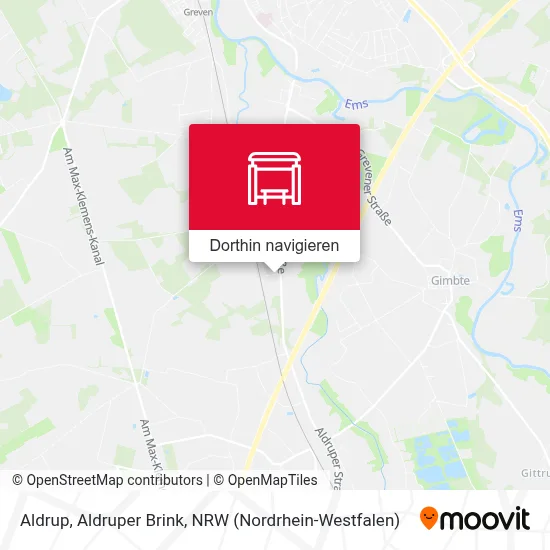 Aldrup, Aldruper Brink Karte