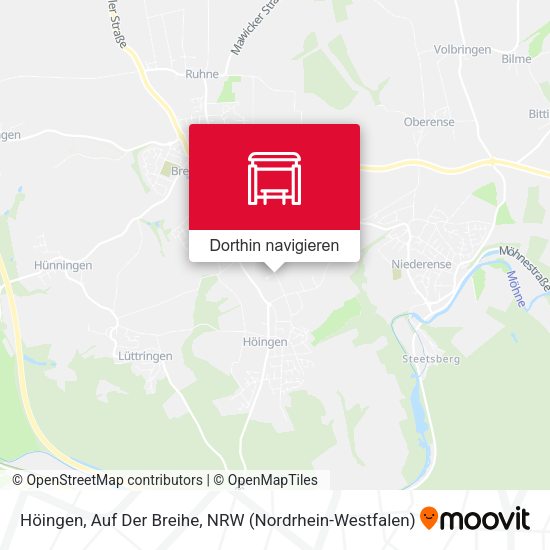 Höingen, Auf Der Breihe Karte