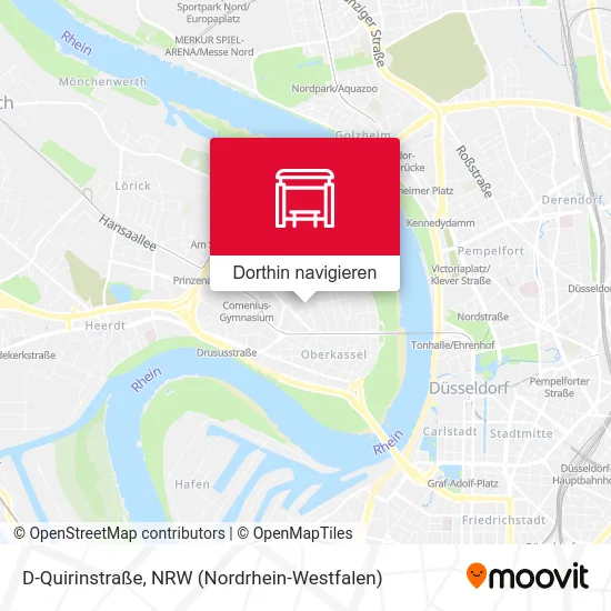 D-Quirinstraße Karte