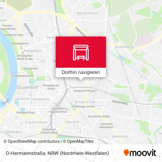 D-Hermannstraße Karte
