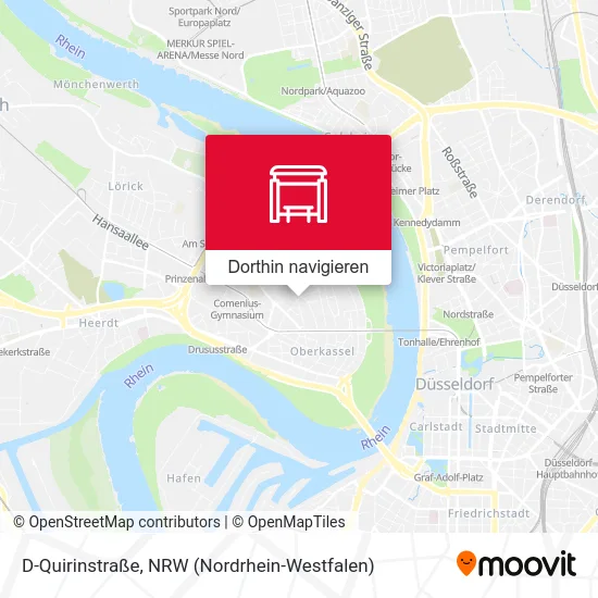 D-Quirinstraße Karte