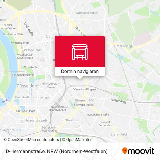 D-Hermannstraße Karte