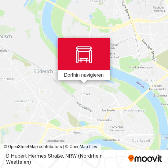 D-Hubert-Hermes-Straße Karte