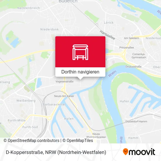 D-Koppersstraße Karte