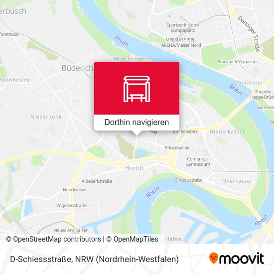 D-Schiessstraße Karte