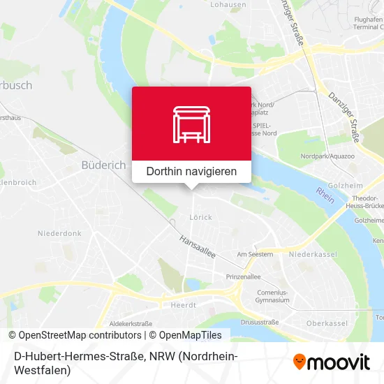 D-Hubert-Hermes-Straße Karte