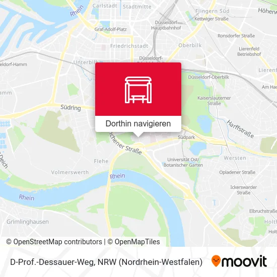 D-Prof.-Dessauer-Weg Karte