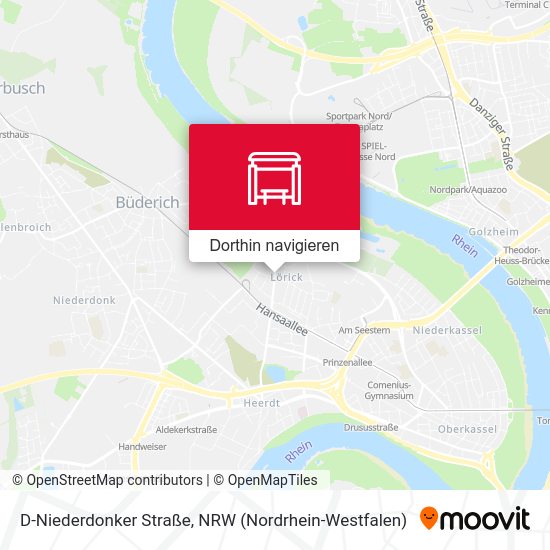 D-Niederdonker Straße Karte